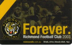 Tiger's Membership 2003 - Forever Tigers
